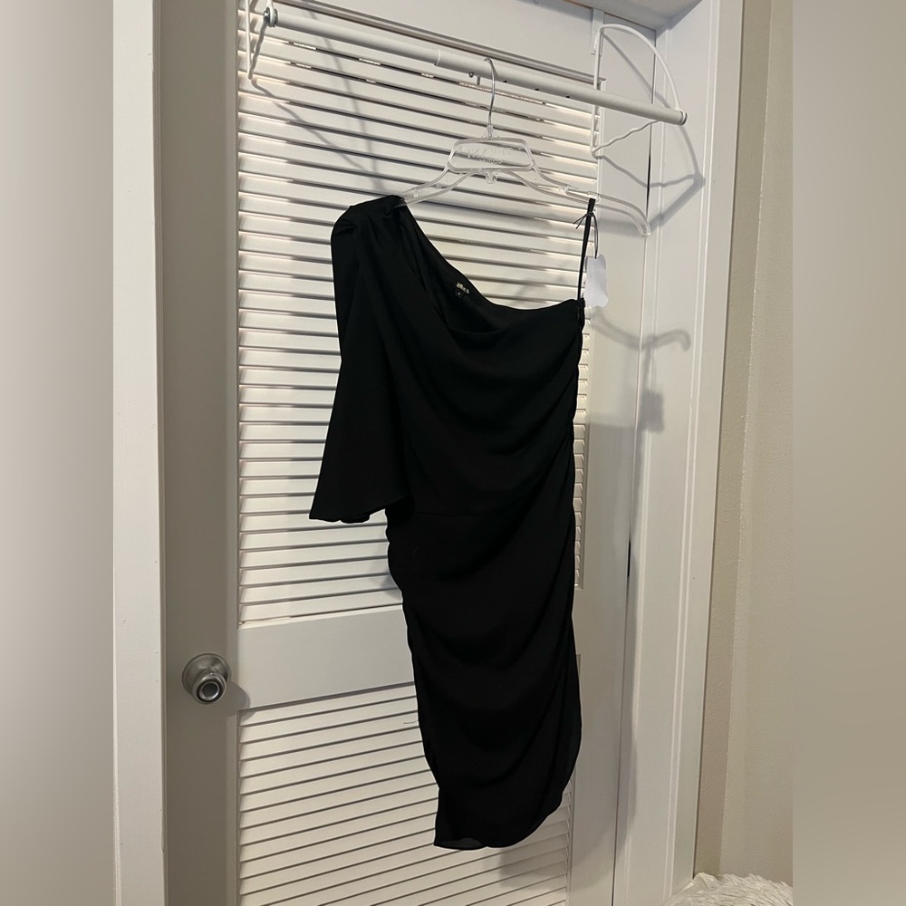 Black One Shoulder Dress